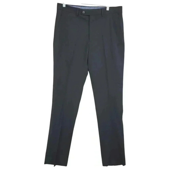 Penguin‎ Wool  Munsingwear Men's Black Dress Pants 34x34 ,19CT - Picture 1 of 7